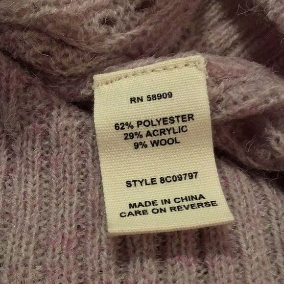 Chelsea & Violet Aurora Borealis Lilac Sweater NWT - Picture 6 of 7